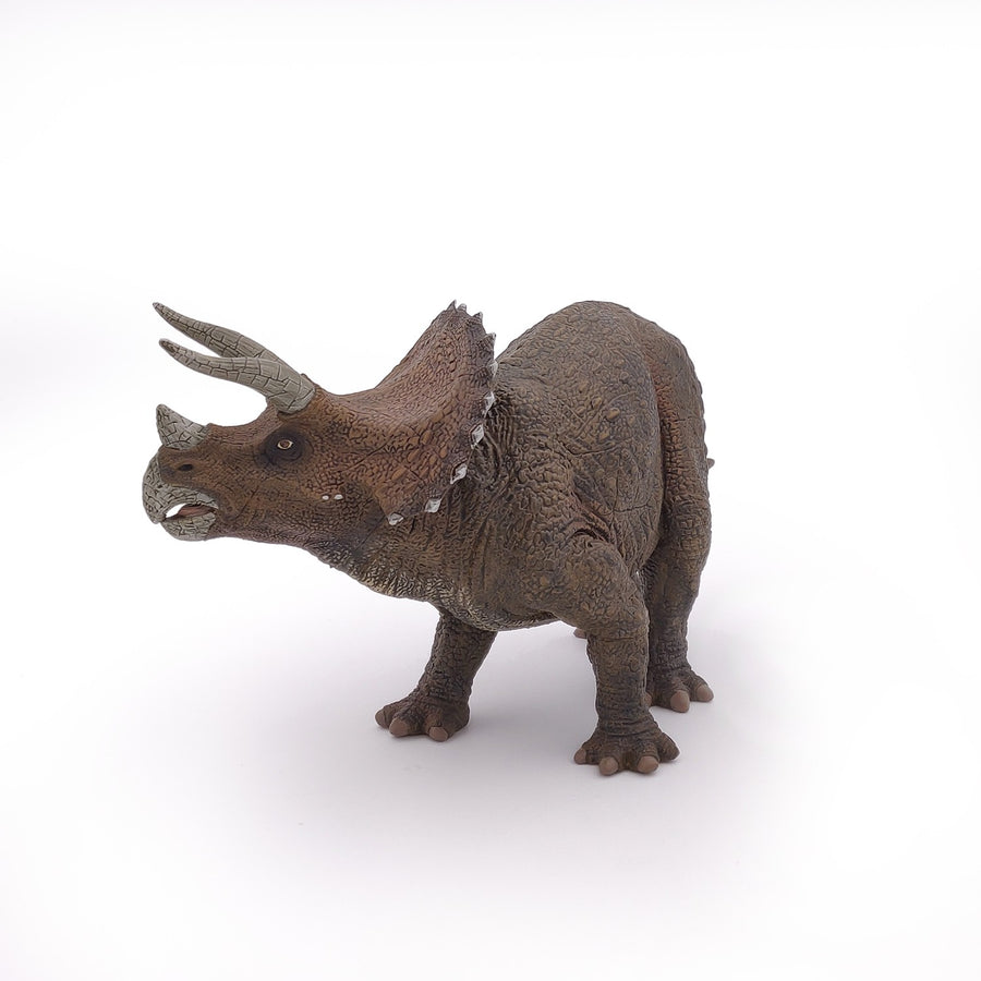 Tricératops Papo en PVC, Collection Dinosaures, jouet éducatif idéal pour enfants et collectionneurs