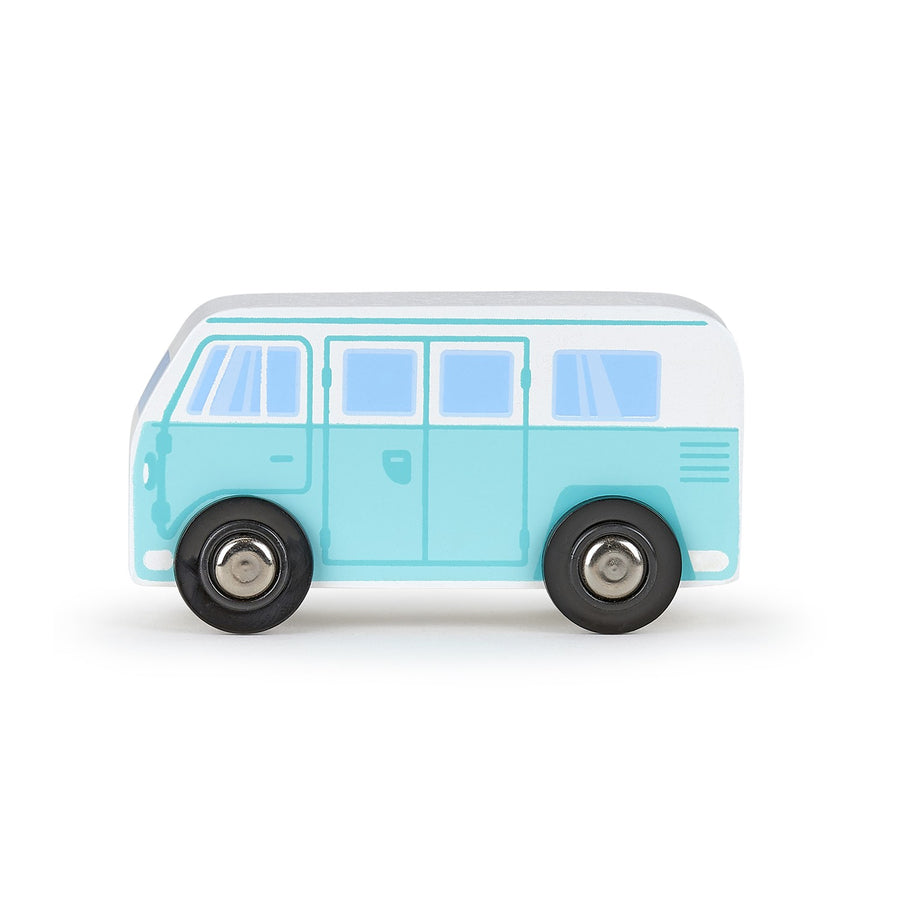 Set de 3 petites voitures Papo en bois, Collection PAPO CITY, jouet éducatif idéal pour enfants