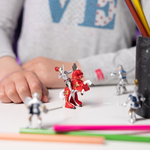 Mini Chevaliers (Tube, 12 pcs) Papo en PVC, Collection MINI PAPO, jouet éducatif idéal pour enfants