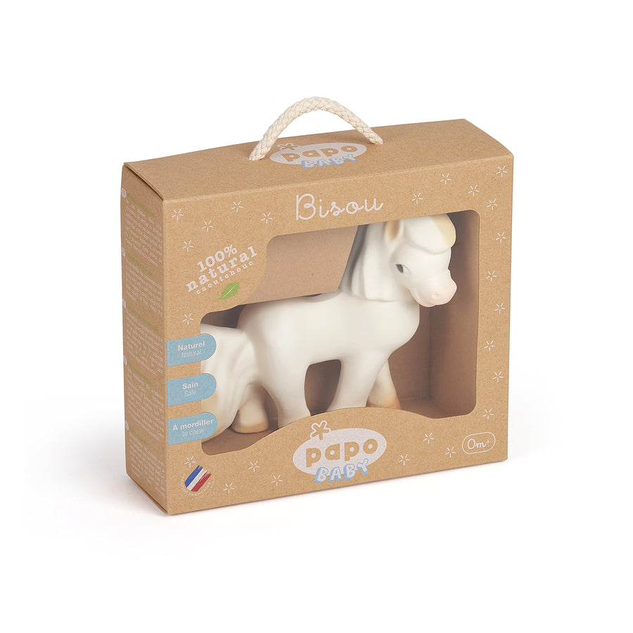 Figurine Bisou Papo en caoutchouc, Collection PAPO BABY, jouet d’éveil sûr et adapté aux tout-petits
