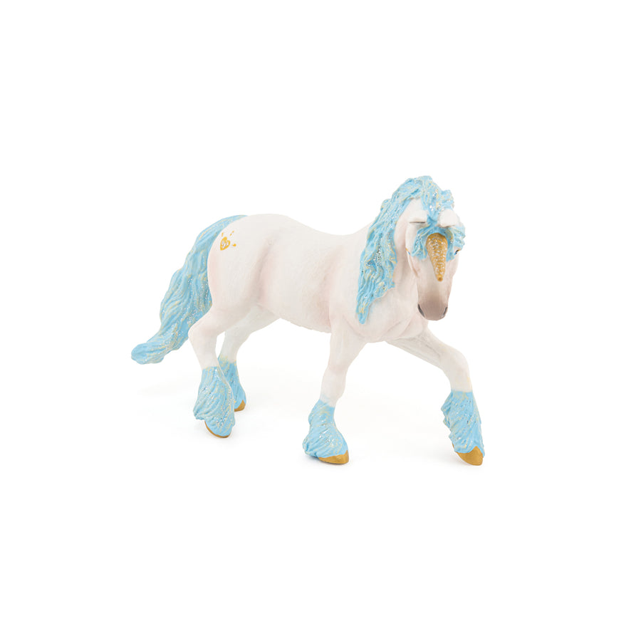 Figurine Licorne magique Papo en PVC, Collection Monde enchanté, jouet éducatif idéal pour enfants