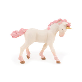 Figurine Jeune licorne Papo en PVC, Collection Monde enchanté, jouet éducatif idéal pour enfants