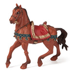 Cheval de César Papo en PVC, Collection Personnage historiques, jouet éducatif idéal pour enfants et collectionneurs