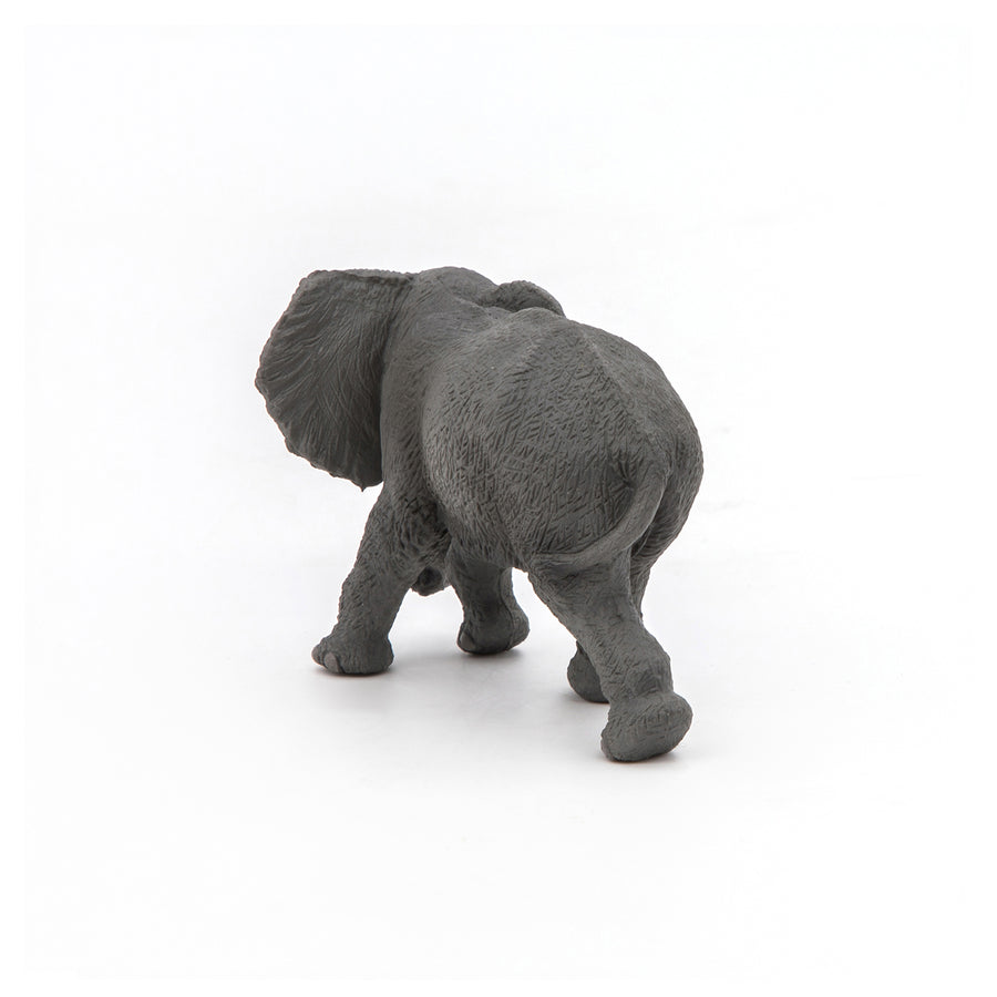 Figurine Jeune éléphant d'Afrique Papo en PVC, thème savane, Collection Animaux sauvages, jouet éducatif idéal pour enfants et collectionneurs