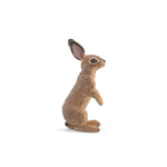 Figurine Lièvre debout Papo en PVC, thème forêt, Collection Animaux sauvages, jouet éducatif idéal pour enfants et collectionneurs