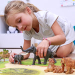 Figurine Jeune éléphant d'Afrique Papo en PVC, thème savane, Collection Animaux sauvages, jouet éducatif idéal pour enfants et collectionneurs