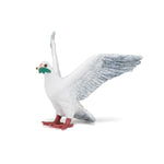 Figurine Colombe Papo en PVC, thème oiseaux, Collection Animaux sauvages, jouet éducatif idéal pour enfants et collectionneurs