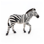 Figurine Zèbre mâle Papo en PVC, thème savane, Collection Animaux sauvages, jouet éducatif idéal pour enfants et collectionneurs