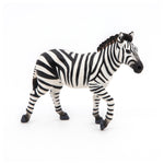 Figurine Zèbre mâle Papo en PVC, thème savane, Collection Animaux sauvages, jouet éducatif idéal pour enfants et collectionneurs