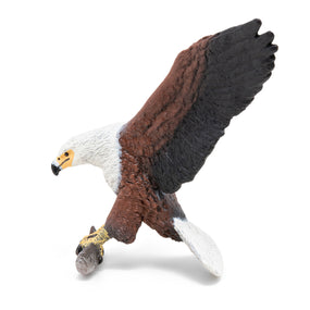 Figurine Aigle pêcheur d'Afrique Papo en PVC, thème oiseaux, Collection Animaux sauvages, jouet éducatif idéal pour enfants et collectionneurs