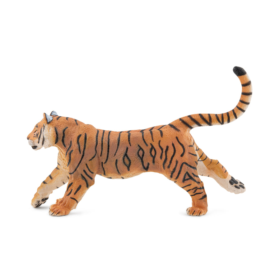 Figurine Tigre courant Papo en PVC, thème félins, Collection Animaux sauvages, jouet éducatif idéal pour enfants et collectionneurs