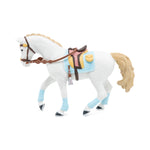 Figurine Cheval de la cavalière fashion bleue Papo en PVC, Collection chevaux, jouet éducatif idéal pour enfants et collectionneurs